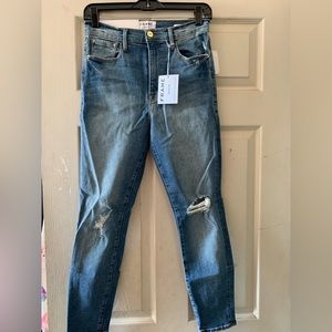 Brand-new Frame Denim jeans Ali high-rise cigarette style size 29